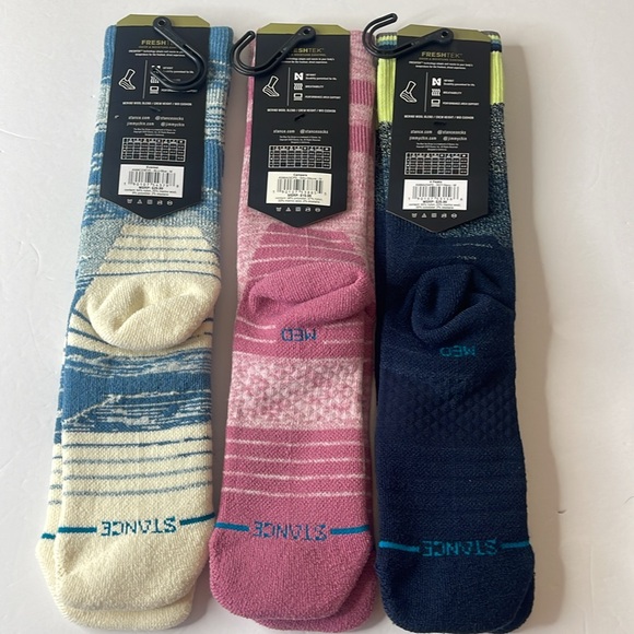 Stance Performance Hike Mid Cushion Wool Blend Crew Socks Size Medium - Picture 13 of 16